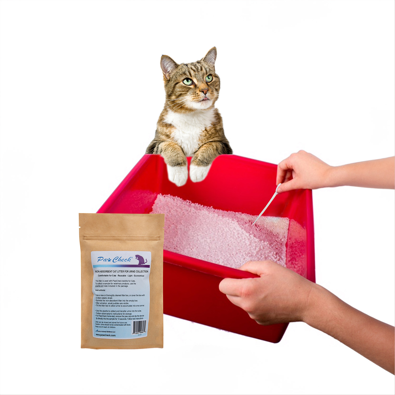 PawCheck® Cat Litter for Urine Collection